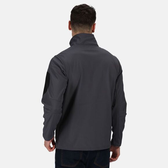 Regatta Professional Mens 3 Layer Membrane Soft Shell Jacket / Seal Grey/Black - Picture 2 of 5